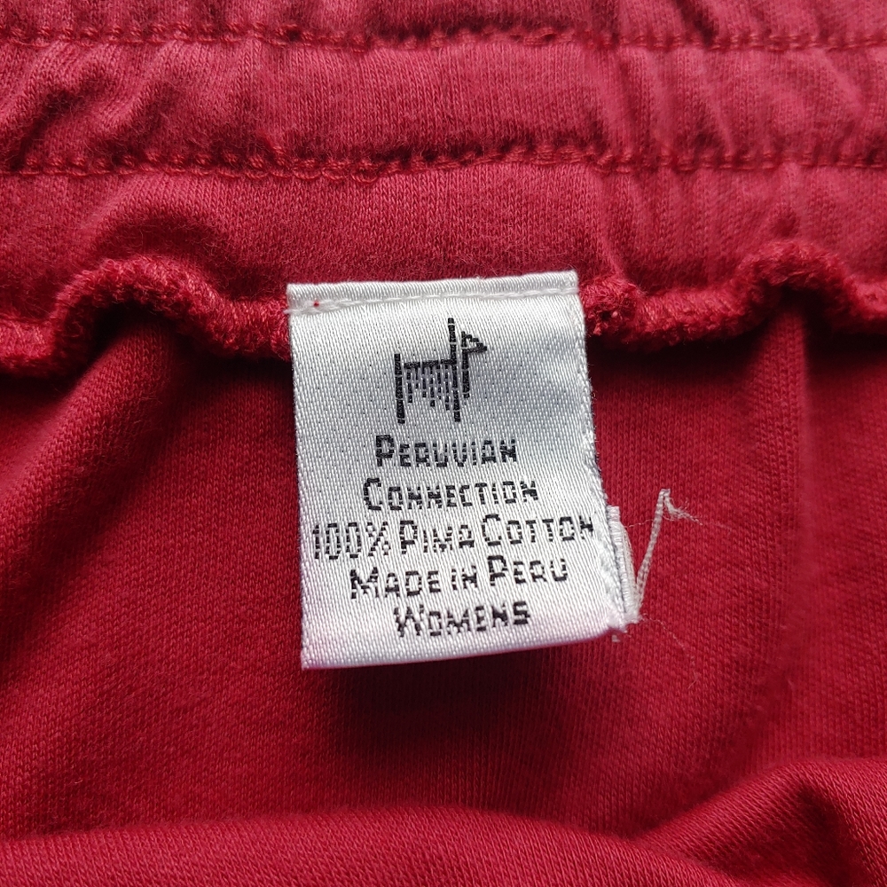 Peruvian Connection 100% Pima Cotton Maxi Skirt Women's Size Large - Picture 8 of 8
